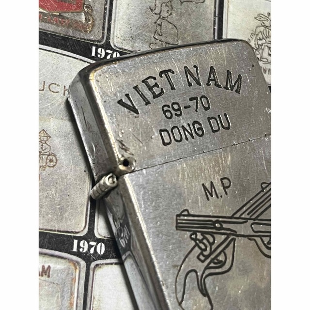 【ベトナムZIPPO】本物 1969年製ベトナムジッポー ヴィンテージ「MP」