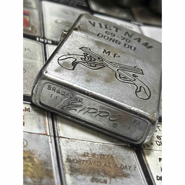 【ベトナムZIPPO】本物 1969年製ベトナムジッポー ヴィンテージ「MP」