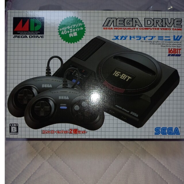 SEGA(セガ)のメガドライブミニW エンタメ/ホビーのゲームソフト/ゲーム機本体(家庭用ゲーム機本体)の商品写真