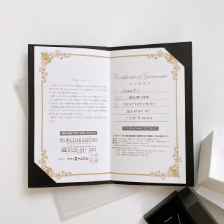 ラフォーレ ブラックダイヤネックレス(保証書付き)の通販 by megu's