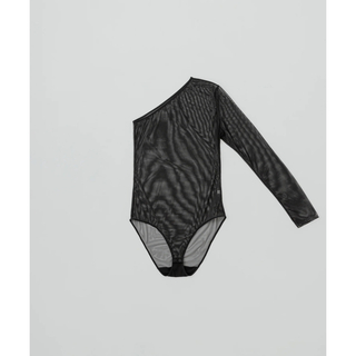 アダムエロぺ(Adam et Rope')の【yo BIOTOP】One shoulder sheer bodysuit(カットソー(長袖/七分))