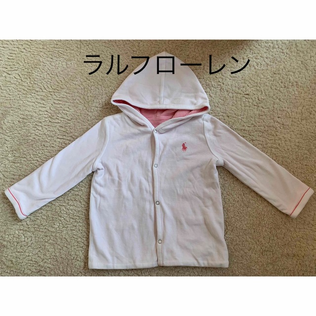 Ralph Lauren(ラルフローレン)のリバーシブルパーカー　ベビー　キッズ キッズ/ベビー/マタニティのベビー服(~85cm)(ジャケット/コート)の商品写真