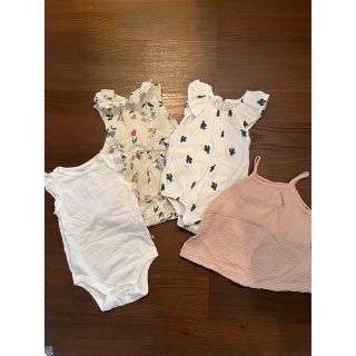 ベビーギャップ(babyGAP)のベビー服　ロンパース　夏服　70 80 サイズ(ロンパース)