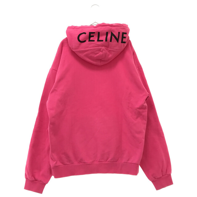 CELINE パーカー ロゴパーカー ピンク-