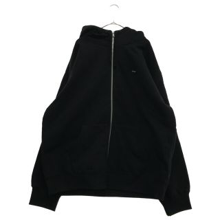 シュプリーム(Supreme)のSUPREME シュプリーム 21AW Small Box Zip Up Sweatshirt スモールボックス ロゴ ジップ パーカー ブラック(パーカー)