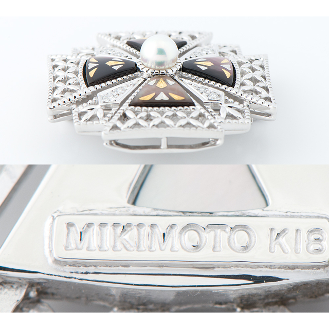 MIKIMOTO(ミキモト)のミキモト  アコヤ真珠   ブローチ レディースのアクセサリー(ブローチ/コサージュ)の商品写真