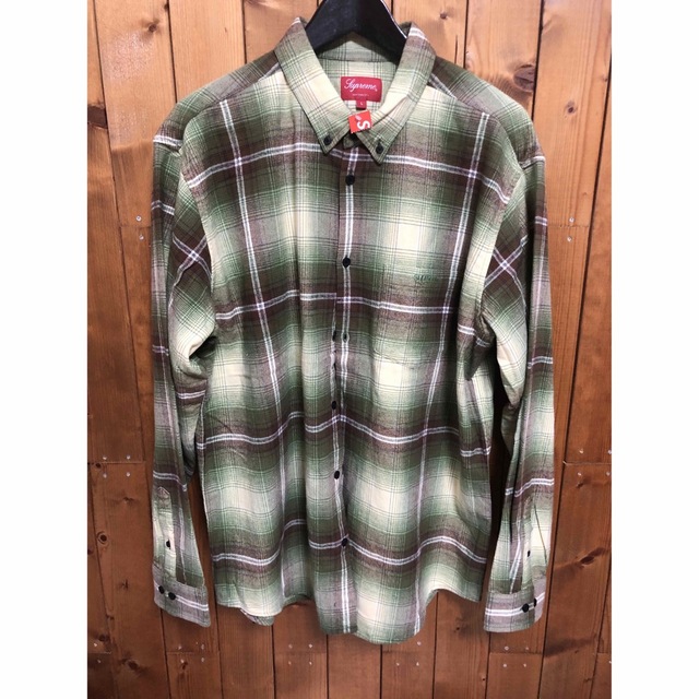 Supreme Plaid Flannel Shirt L size