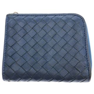 ボッテガ(Bottega Veneta) 折り財布(メンズ)（ブルー・ネイビー/青色系