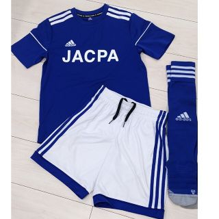 アディダス(adidas)のJACPA★ジャクパ★サッカー　ユニフォーム　150　青　アディダス(その他)