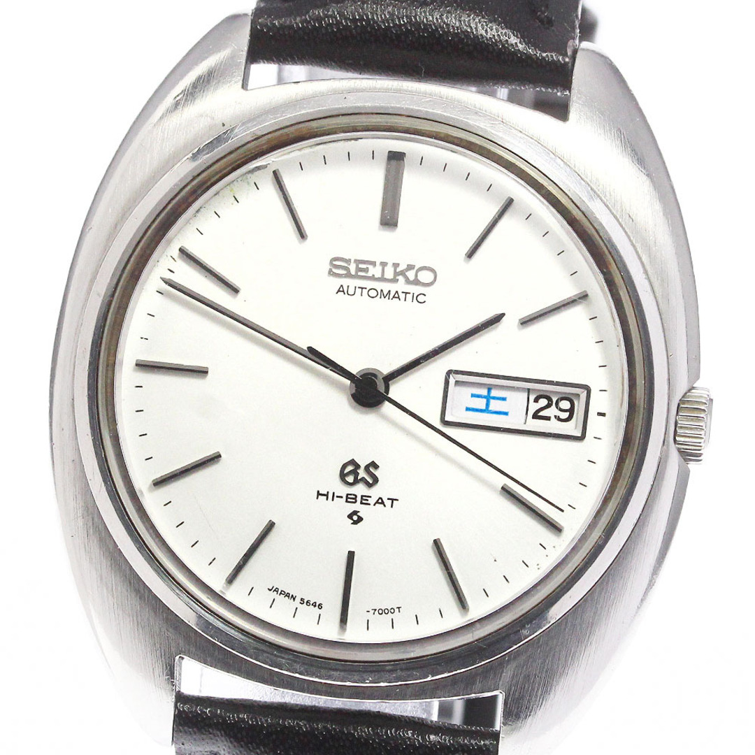 訳あり セイコー SEIKO 5646-7000 グランドセイコー デイデイト 自動巻き メンズ _705429【ev20】