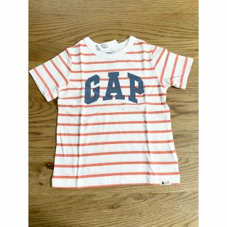 ベビーギャップ(babyGAP)のbabyGAP Tシャツ オレンジボーダー(Tシャツ/カットソー)