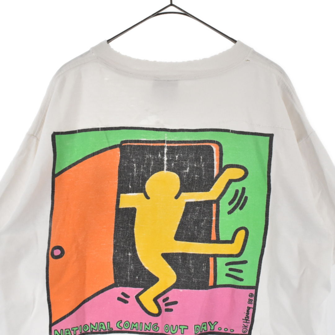 VINTAGE ヴィンテージ 80S Keith Haring National Coming Out Day T-Shirts キースヘリング  プリント半袖Tシャツ カットソー