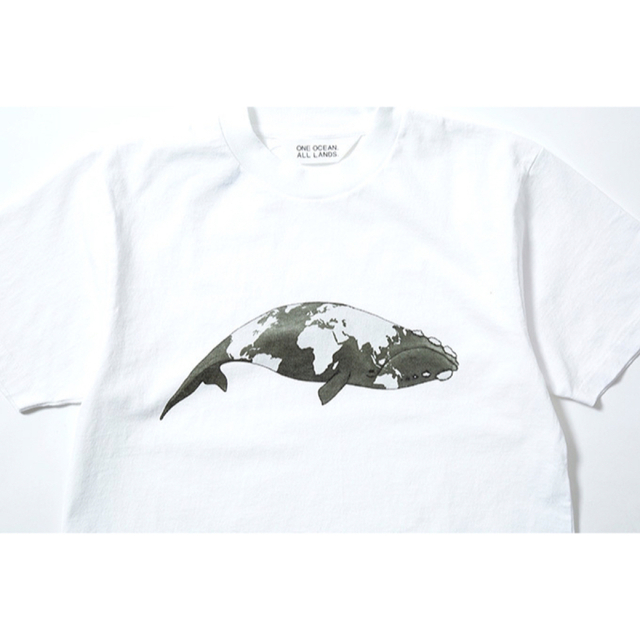 nanamica(ナナミカ)の16SS nanamica × Yellow Rat WHALE MAP T メンズのトップス(Tシャツ/カットソー(半袖/袖なし))の商品写真