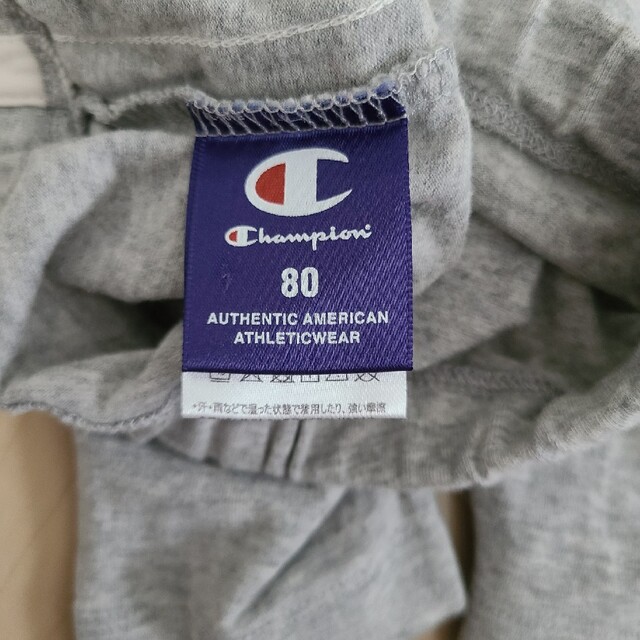 Champion(チャンピオン)のH3T様専用 新品未使用 チャンピオン ベビー・キッズ ズボン 2枚セット キッズ/ベビー/マタニティのベビー服(~85cm)(パンツ)の商品写真