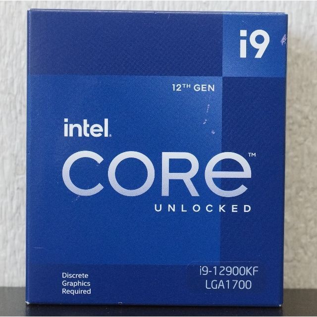 Intel Corei9 12900KF BX8071512900KF 新品