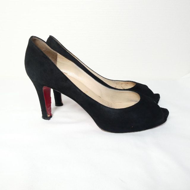 Christian Louboutin - 良品 Christian Louboutin スエード オープン