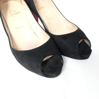 Christian Louboutin - 良品 Christian Louboutin スエード オープン