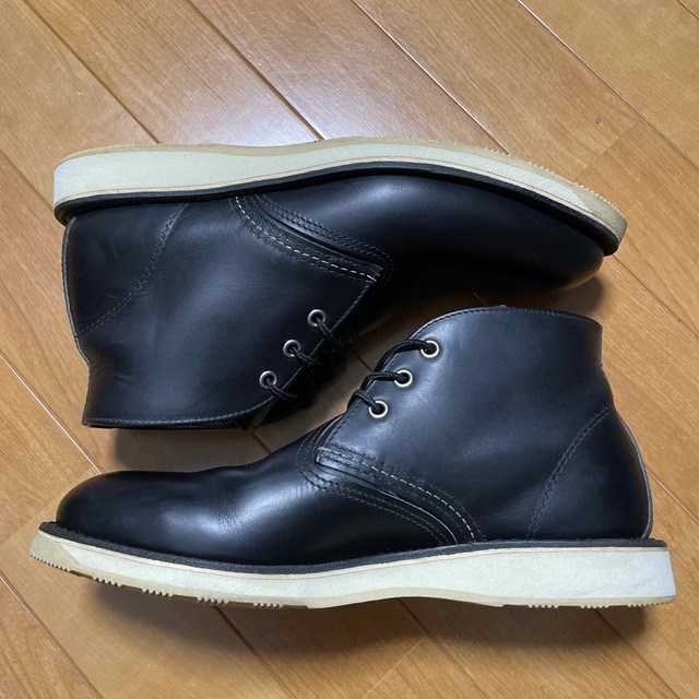 REDWING(レッドウィング)のREDWING チャッカブーツ ブラック 26.5cm 3148 メンズの靴/シューズ(ブーツ)の商品写真