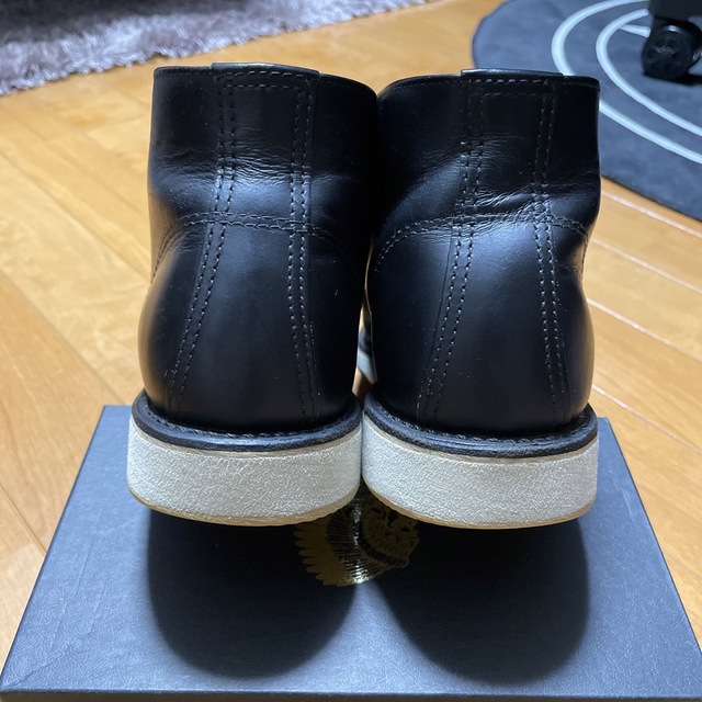 REDWING(レッドウィング)のREDWING チャッカブーツ ブラック 26.5cm 3148 メンズの靴/シューズ(ブーツ)の商品写真