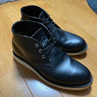 レッドウィング(REDWING)のREDWING チャッカブーツ ブラック 26.5cm 3148(ブーツ)