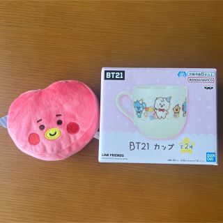 BT21 カップ&TATAポーチ(アイドルグッズ)