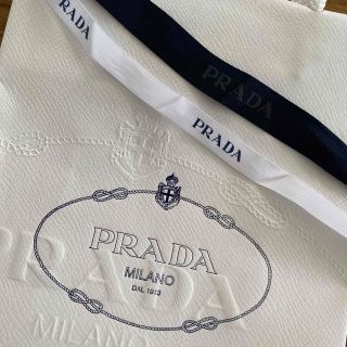 プラダ(PRADA)のPRADA プラダ　ショップ紙袋　リボン(ショップ袋)