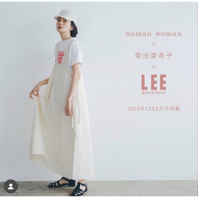 HUMAN WOMAN - 菊池亜希子×LEE×hwコラボジャンスカの通販 HUMAN WOMAN - 菊池亜希子×LEE×hwコラボジャンスカの通販