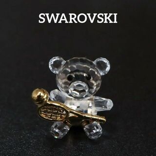 スワロフスキー(SWAROVSKI)の【匿名配送】 SWAROVSKI スワロフスキー ブローチ ゴールド クマ(その他)