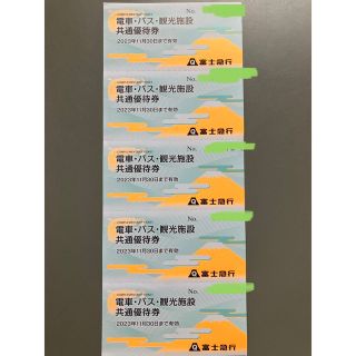 富士急行 株主優待券【最新】(遊園地/テーマパーク)