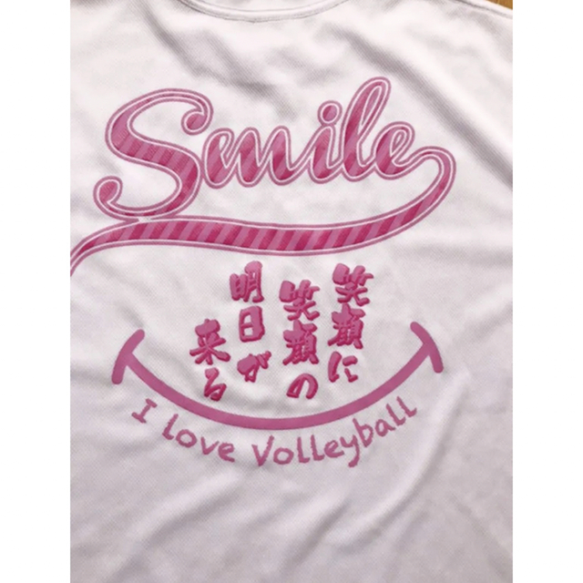 バレーボールメッセージTシャツ！Mサイズ スポーツ/アウトドアのスポーツ/アウトドア その他(バレーボール)の商品写真