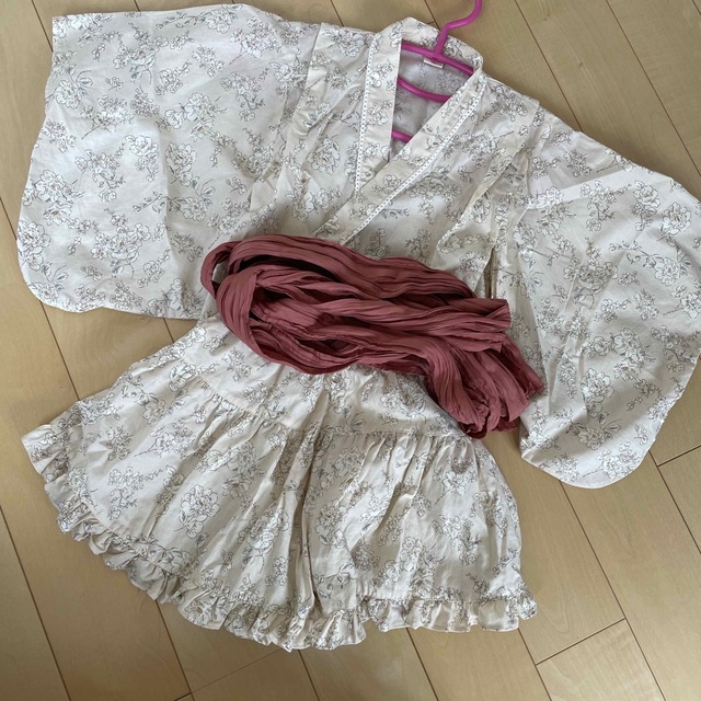 浴衣ドレス　テータテート　110cm キッズ/ベビー/マタニティのキッズ服女の子用(90cm~)(甚平/浴衣)の商品写真