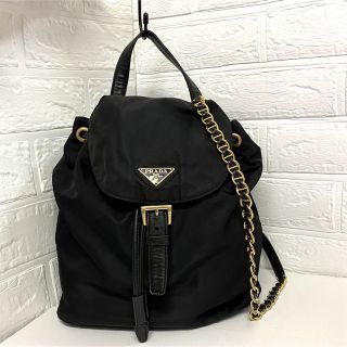 プラダ リュック(ゴールド/金色系)の通販 55点 | PRADAを買うならラクマ
