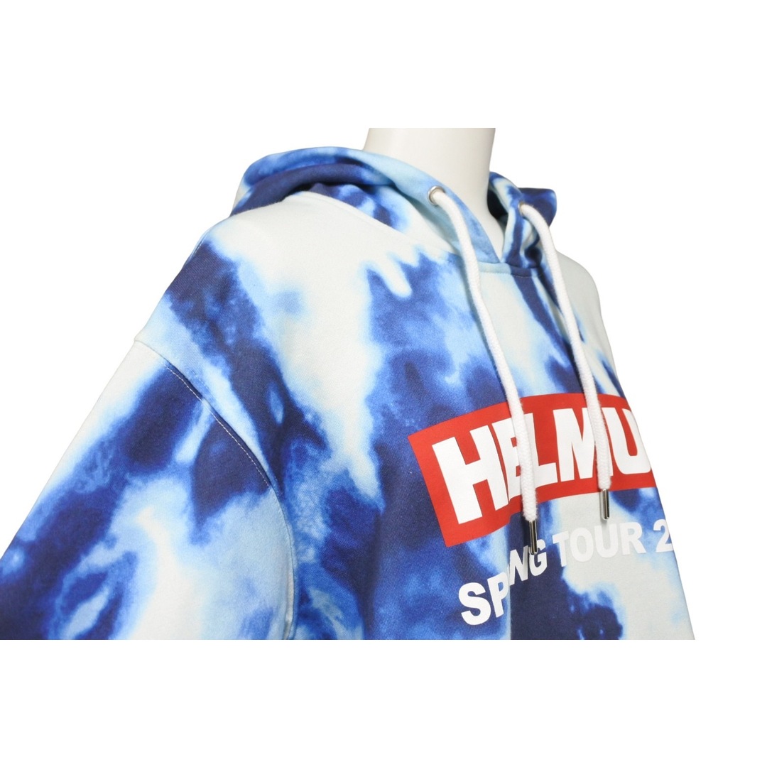 HELMUT LANG ヘルムートラング 2018 パーカー タイダイ調 ブルー