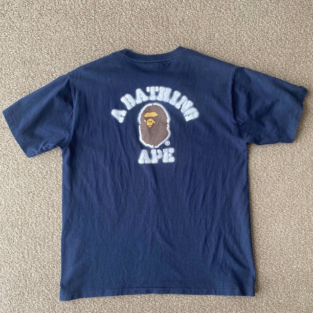 A BATHING APE(アベイシングエイプ)のA BATHING APE Tシャツ パックプリント ネイビー メンズのトップス(Tシャツ/カットソー(半袖/袖なし))の商品写真