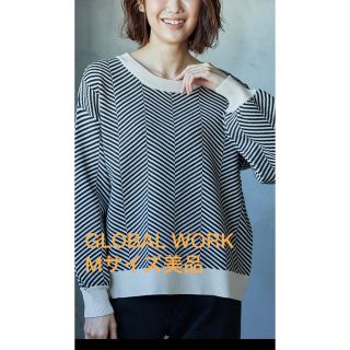 グローバルワーク(GLOBAL WORK)のGLOBAL WORK メルティーアソート柄プルオーバー 長袖ニット(ニット/セーター)