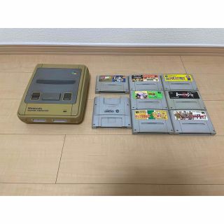 スーパーファミコン本体 スーパーゲームボーイ ソフト７点 まとめセット(家庭用ゲーム機本体)