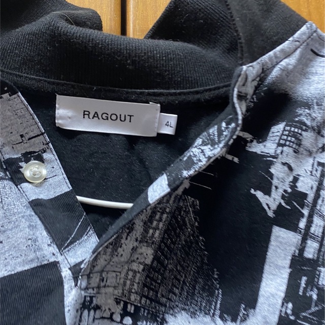 しまむら(シマムラ)のメンズ　大きい服　RAGOUT 半袖　Tシャツ　4L メンズのトップス(Tシャツ/カットソー(半袖/袖なし))の商品写真