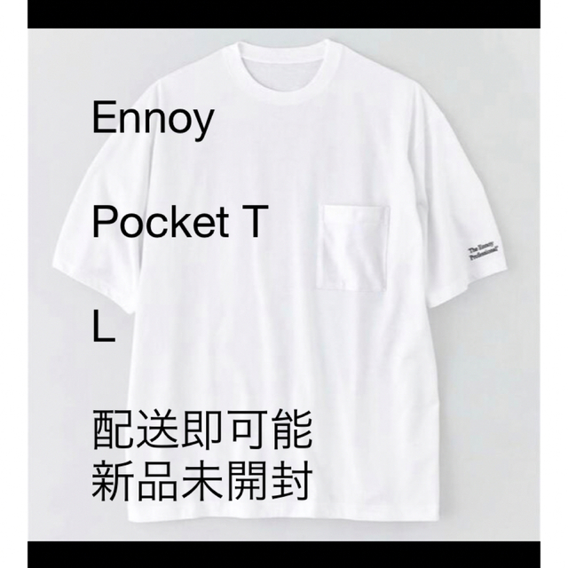 1LDK SELECT - ENNOY POCKET T-SHIRTS (WHITE × BLACK)の通販 by @326