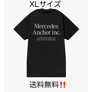 ワンエルディーケーセレクト(1LDK SELECT)のMercedes Anchor Inc. TEE ブラック XLサイズ(Tシャツ/カットソー(半袖/袖なし))