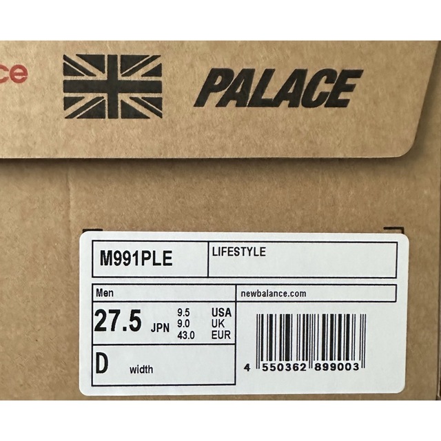 PALACE New Balance M991PLE 1