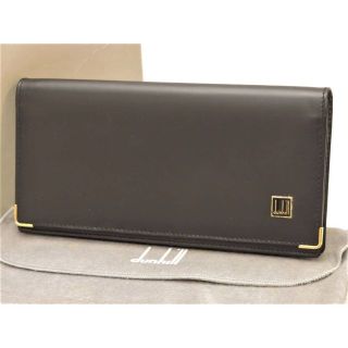 ダンヒル(Dunhill)のダンヒル　札入れ＆カードケース　長財布　黒　ブラック系　イタリア製(長財布)