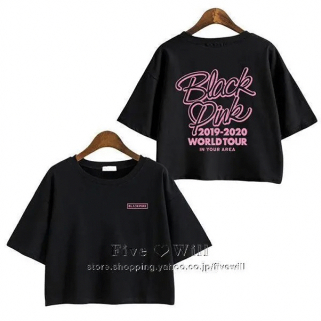 BLACKPINK ワールドツアー　ロゴTシャツ