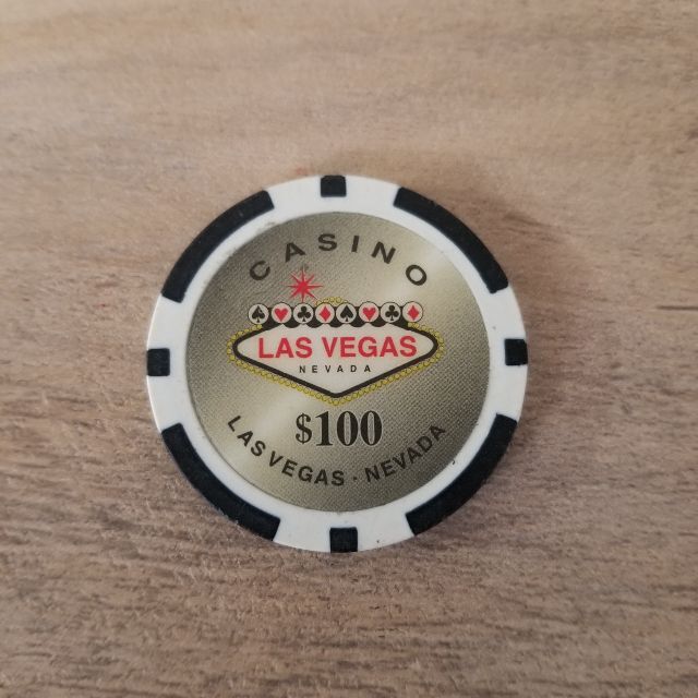 LASVEGAS casino chips　$100 カジノチップ10枚セット 1