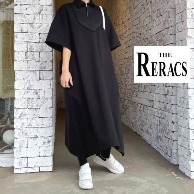 THE RERACS(ザリラクス)のssat様専用 THE RERACS WITH COLLAR BIB DRESS レディースのワンピース(ロングワンピース/マキシワンピース)の商品写真