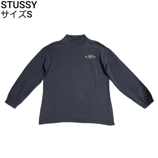 STUSSY ハイネックワンポイントロゴ スウェット ロンT GEAR サイズ