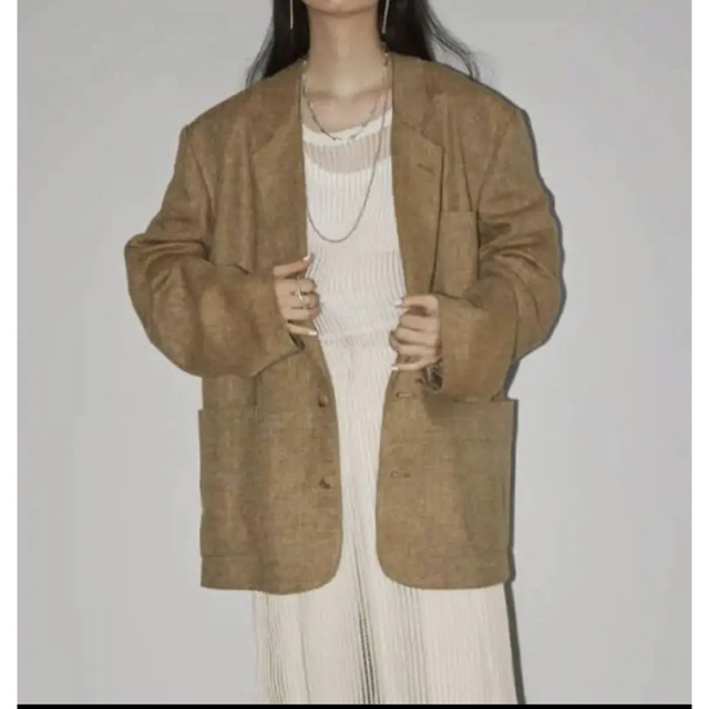 todayful boyfriend linen jacket タグ付美品36