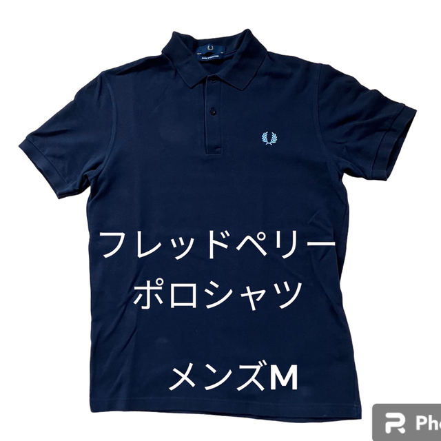 上品なスタイル FRED PERRY フレッドペリー ポロシャツ 濃紺 M mamun.uz