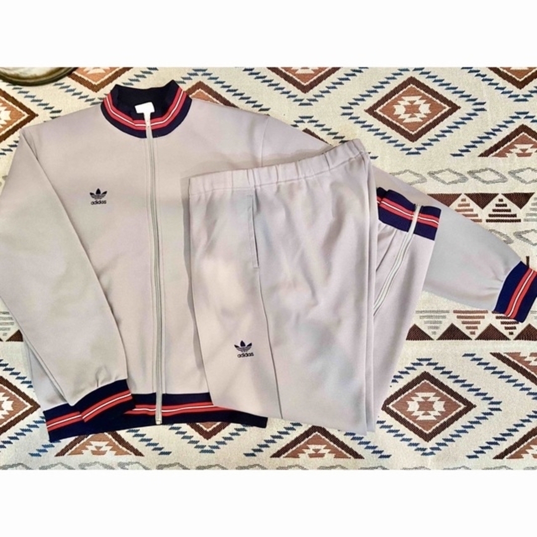 【80s】デサント製adidas トラックジャケット　セットアップ