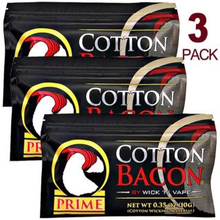 VAPE COTTON BACON PRIME ベーコン プライム3個セット(タバコグッズ)