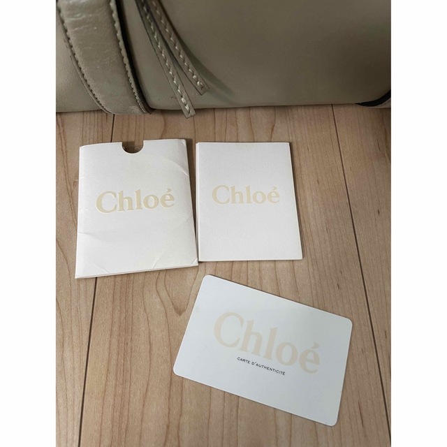 Chloe グレージュ　ハンドバック